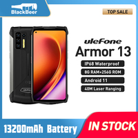 Ulefone moc Armor 13 Smartphone Android 11 8G 256G telefon komórkowy 13200mAh telefon komórkowy IP68 wodoodporny wytrzymały telefon wersja globalna 1